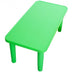 Kids Colorful Plastic Table and 4 Chairs Set - Minihomy