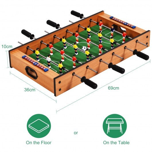 2-in-1 Indoor/Outdoor Air Hockey Foosball Game Table - Minihomy