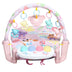 3 in 1 Fitness Music and Lights Baby Gym Play Mat-Pink - Color: Pink - Minihomy