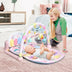 3 in 1 Fitness Music and Lights Baby Gym Play Mat-Pink - Color: Pink - Minihomy