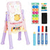 Kids Height Adjustable Double Side Magnetic Art Easel-Purple - Minihomy