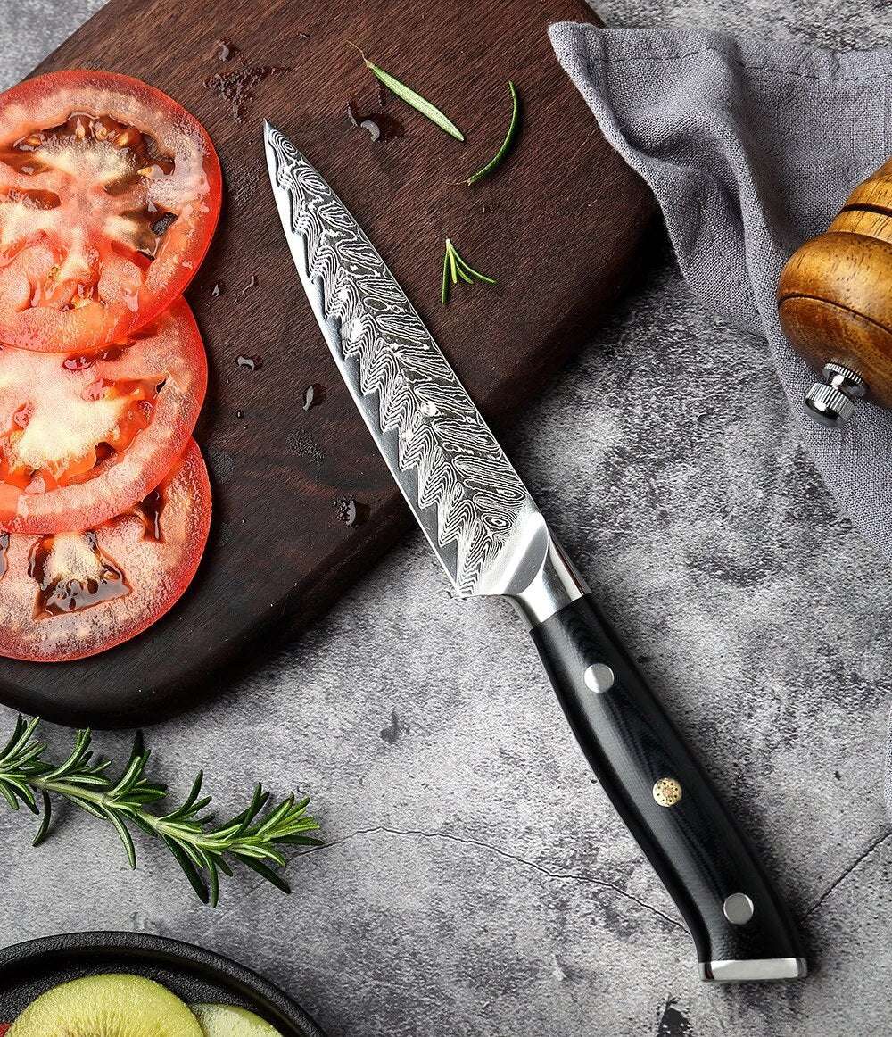 Damascus Knife Set Kitchen Knife Meat Slicing Knife - Minihomy