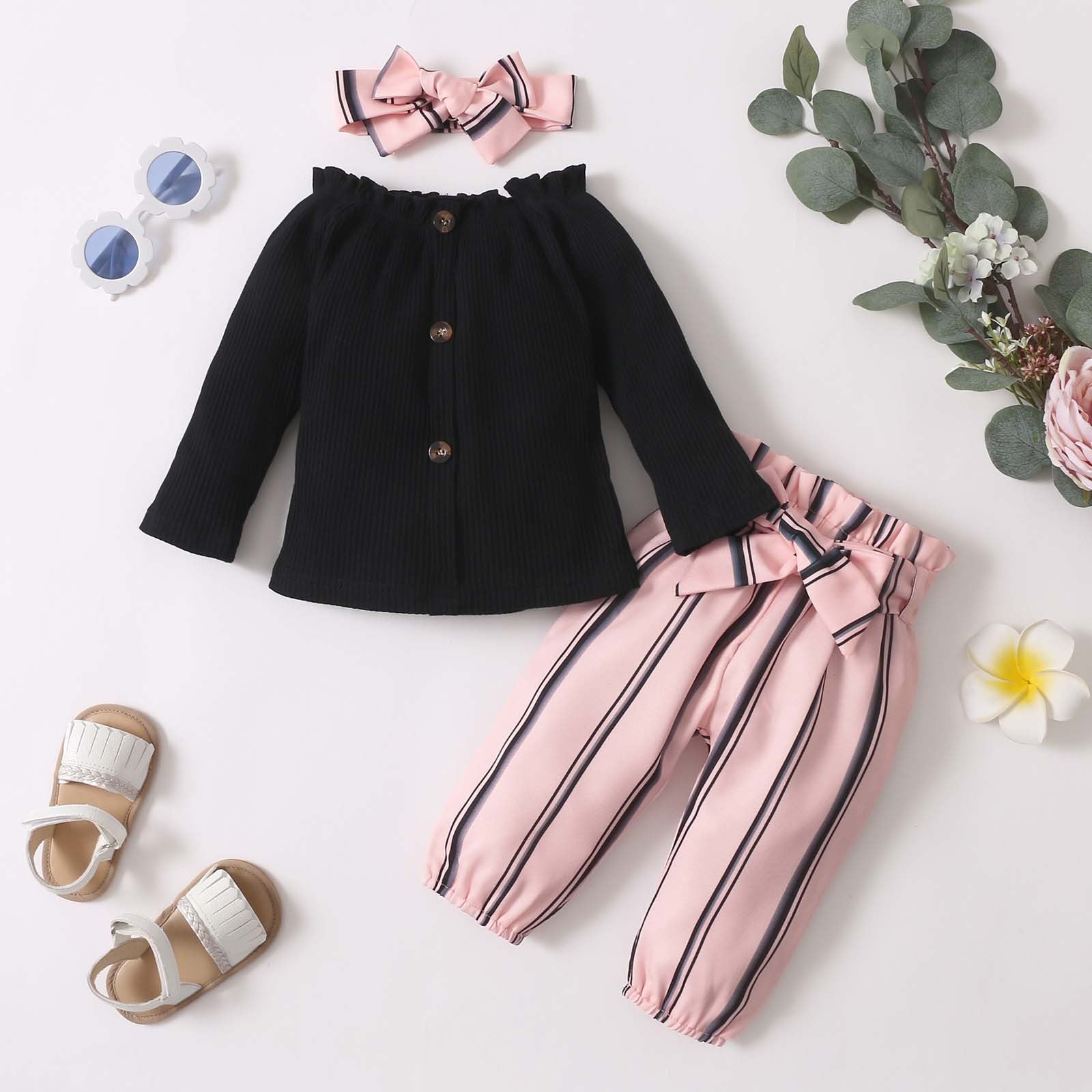 Newborn Baby Clothes Set Toddler Girl Outfits - Minihomy