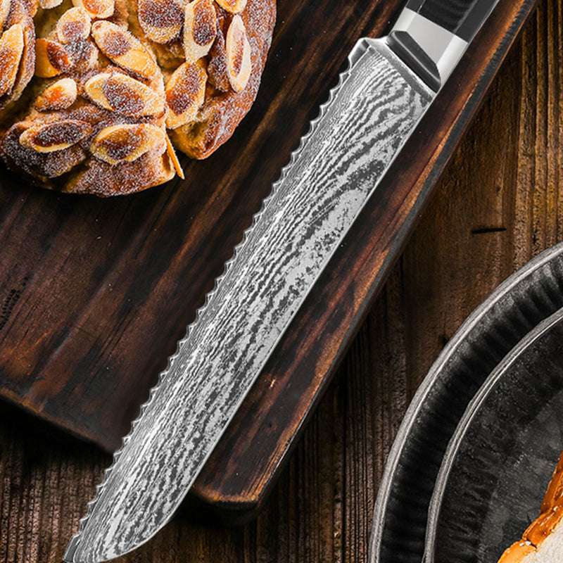 Bread Knife Damascus Bread Slicing Knife - Minihomy