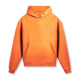 Men's Sports Loose Solid Color Plus Fleece Hooded Sweater - Minihomy