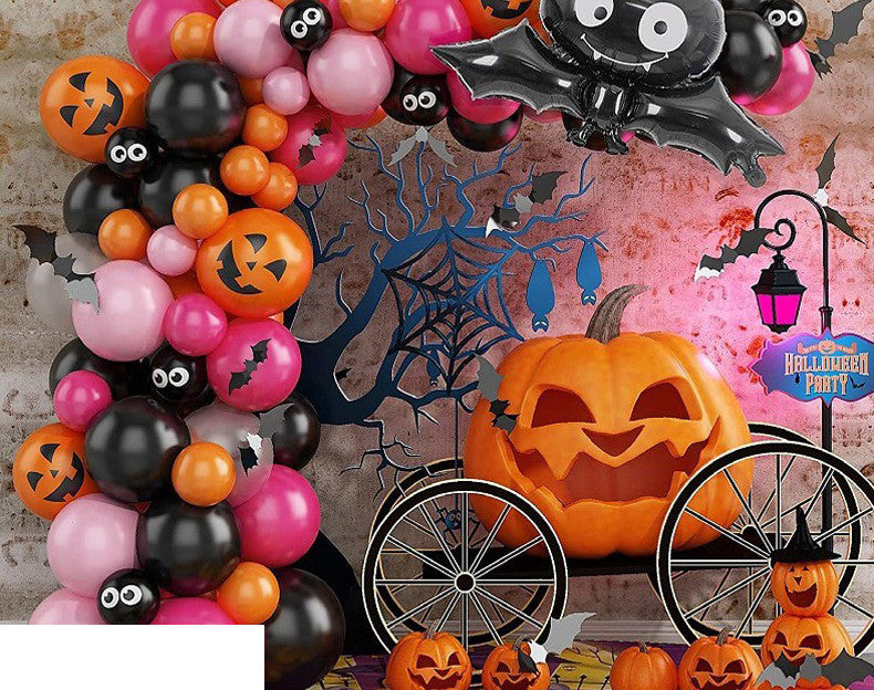 Halloween Party Decor Latex Balloons Set - Minihomy