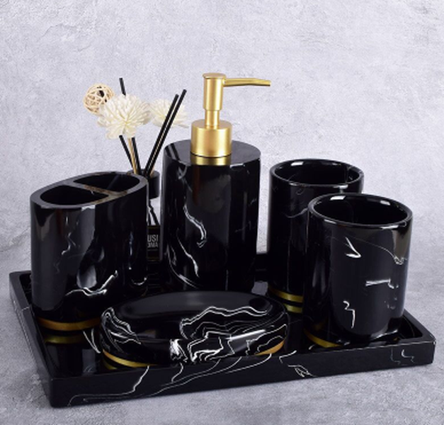 Ceramic High Bathroom Set - Minihomy