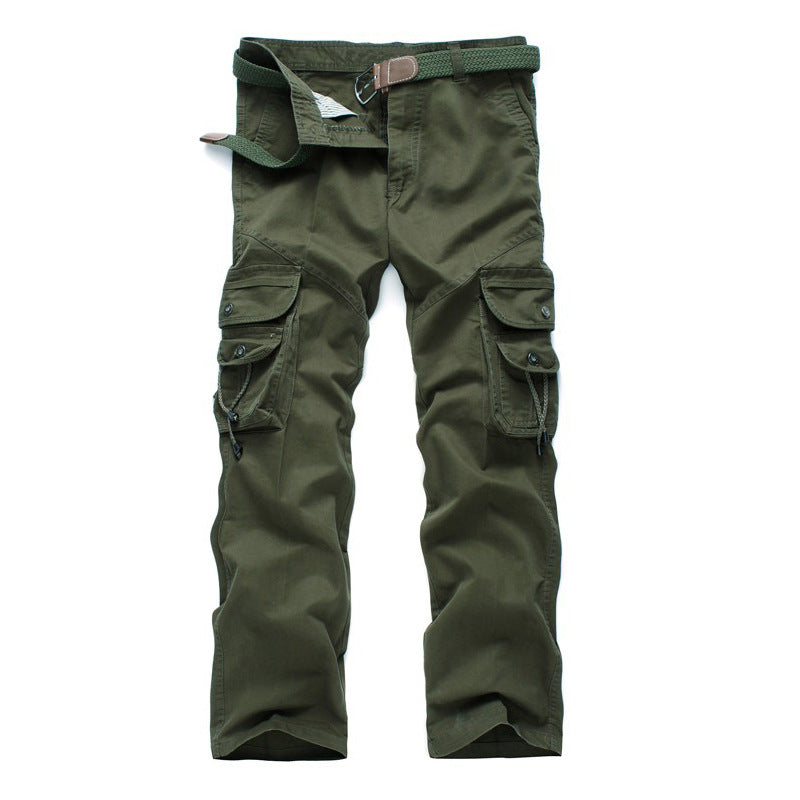 Pockets Loose And Versatile Outdoor Trousers Overalls - Minihomy