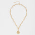 Queen Gold Coin Pendant Fashion Clavicle Chain - Minihomy