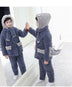 Children's Three-Layer Quilted Padded Pajama Suit - Minihomy