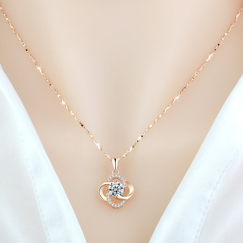 Necklace Female Clover Clavicle Chain For Girlfriend - Minihomy