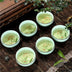 Celadon Hand-painted Ceramic Teacup Kung Fu Tea Set Carp Creative - Minihomy