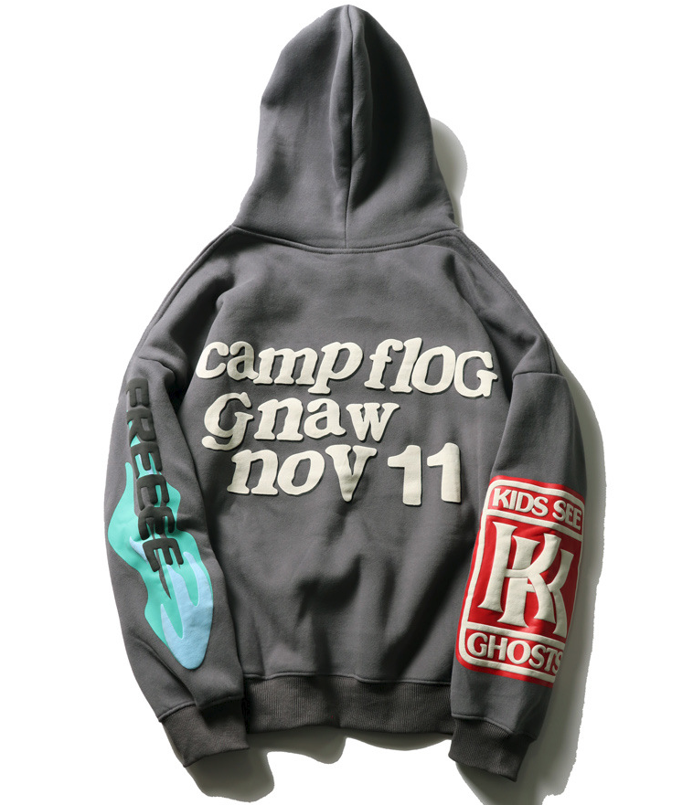 Loose Hoodie Printed Sweatshirt - Hip Hop Style - Minihomy