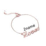 Personalized DIY Custom Name Bracelet Stainless Steel - Minihomy