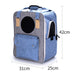 Outdoor Portable Summer Breathable Large-capacity Canvas Backpack Space Capsule - Minihomy