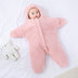 Newborn Baby Starfish Sleeping Bag - Lamb Velvet, Thick Cotton, Perfect for Winter Outings - Male and Female Babies - Minihomy