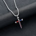 Personalized Nail Cross Pendant  Men's Necklace - Minihomy