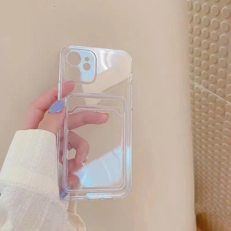 Women's Transparent Card Phone Case