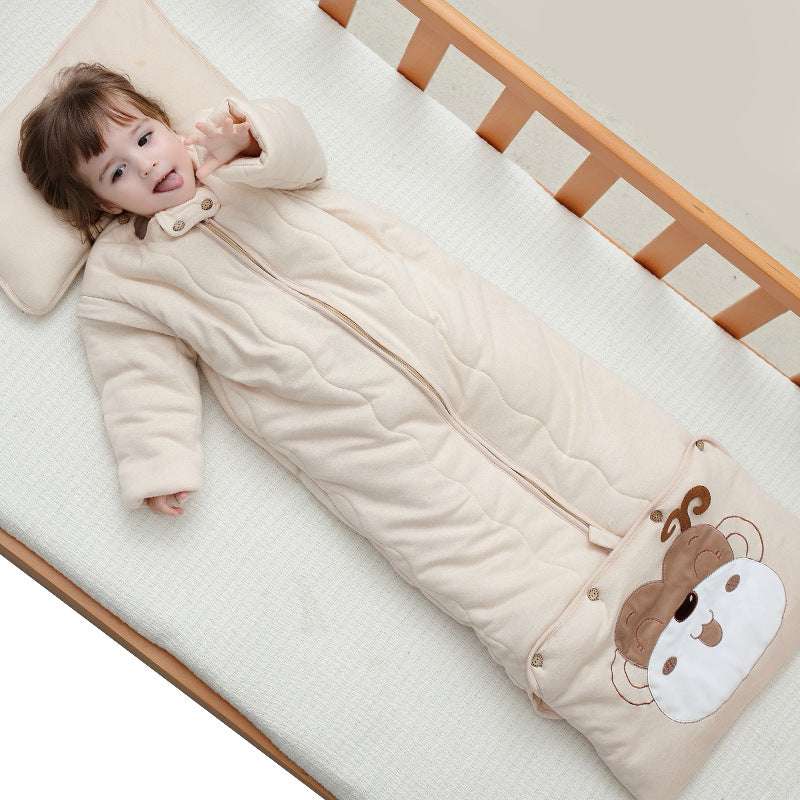 Baby Sleeping Bag Autumn And Winter Pure Cotton Quilt - Minihomy