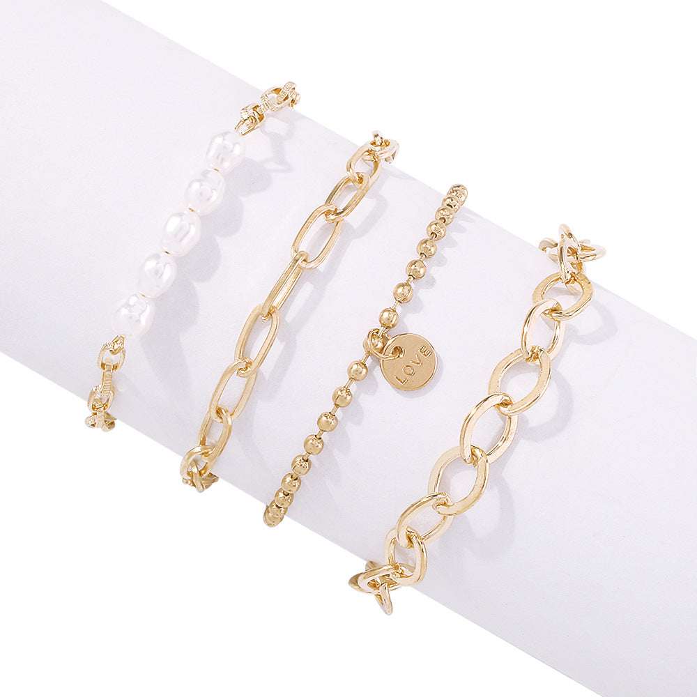 Geometric Pearl Retro Jewelry for Women - Minihomy