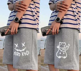 Summer Shorts Men's Korean Trend Loose Hong Kong Style Straight Sports Pants