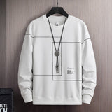 Youth Round Neck Casual Autumn Cotton Sweater Men's Long Sleeves