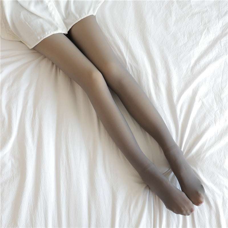 Fleece Lined Pantyhose Thermal Winter Tights - Minihomy