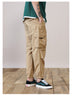 Autumn Multi-bag Tooling Trousers Casual Cropped Trousers Men - Minihomy