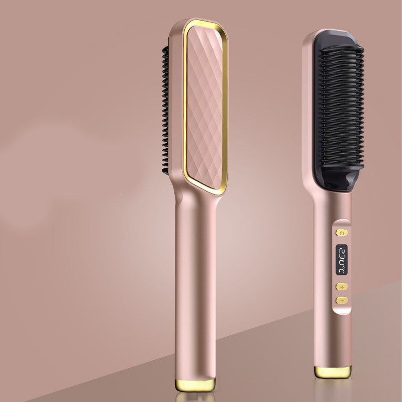 Anti-scalding Ceramic Hair Curler Straightening Heating Combs Heated Hair - Minihomy