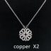 Heart-to-heart Four-leaf Clover Necklace - Minihomy