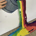 Rainbow 3D Creative Carpet Wall Hanging Decor Rainbow Floor Mats Bedroom Living Room Kids Room Carpet Rugs Bedside Pad Doormat