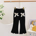 Baby Girl Baby Doll Shirt Top Flared Pants Two-piece Set - Minihomy