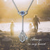 925 Sterling Silver Hamsa Hand Evil Eye Pendant Cubic Zirconia Protection Amulet Necklace - Minihomy