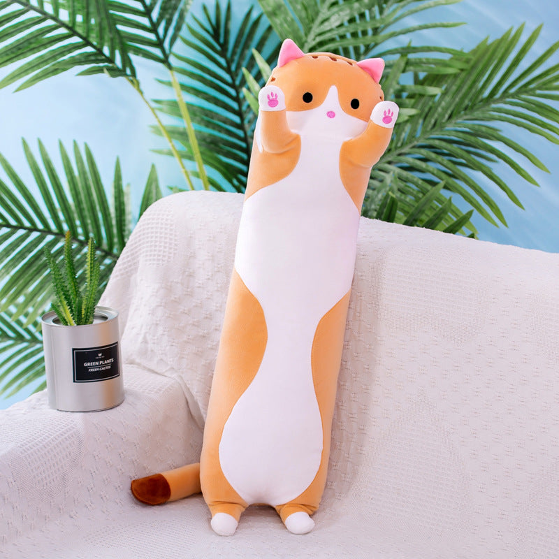 Long Cat Pillow Plush Toy Doll - Minihomy