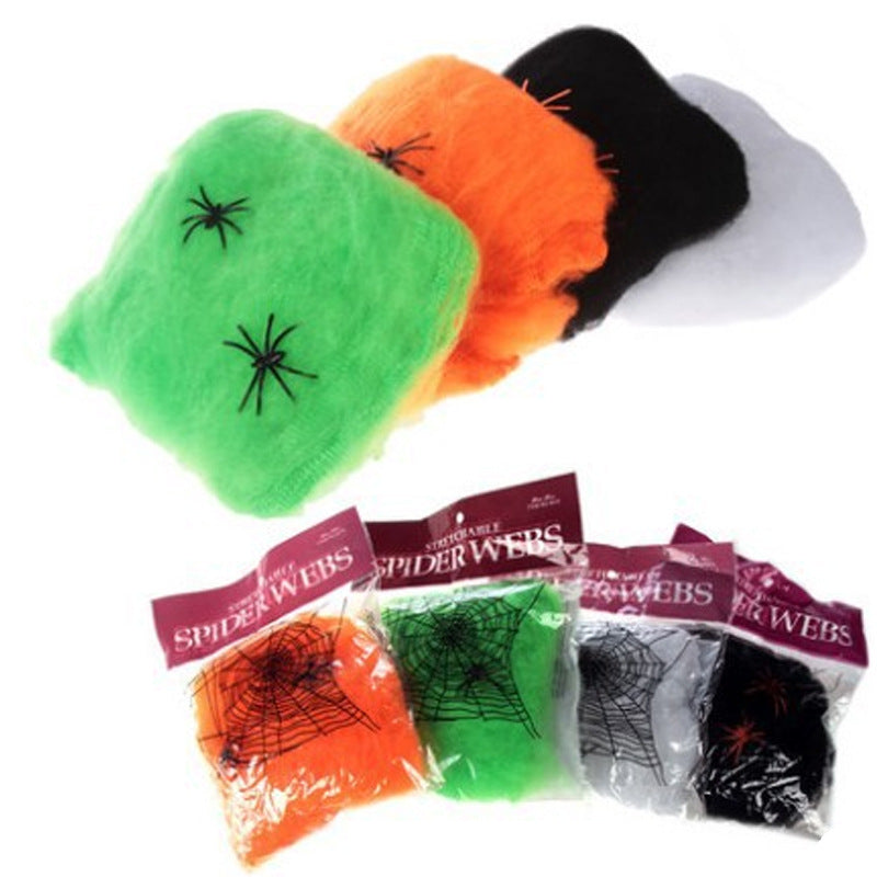 Halloween Spider Cotton Accessories Haunted House Horror Decoration - Minihomy