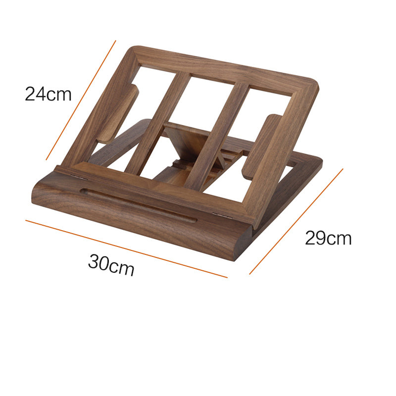 Notebook Computer Stand Solid Wood Foldable Portable - Minihomy