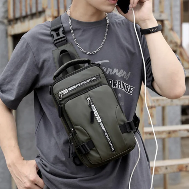 Crossbody Bags Men Multifunctional Backpack Shoulder Chest Bags - Minihomy