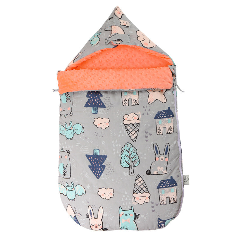 Baby Cotton Beanie Blanket Sleeping Bag - Minihomy