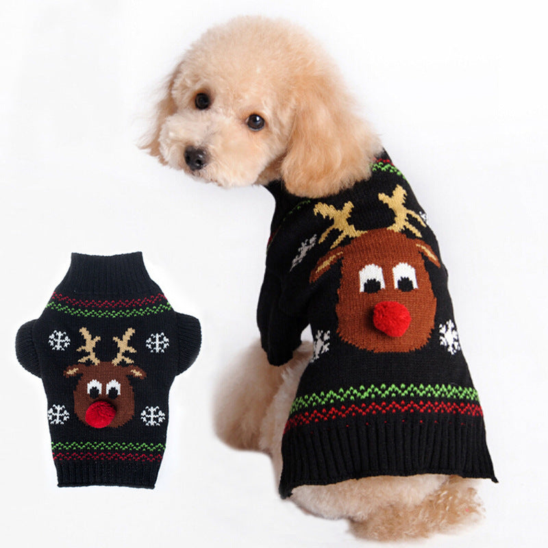 Christmas Pet Sweater Winter Keep Warm - Minihomy