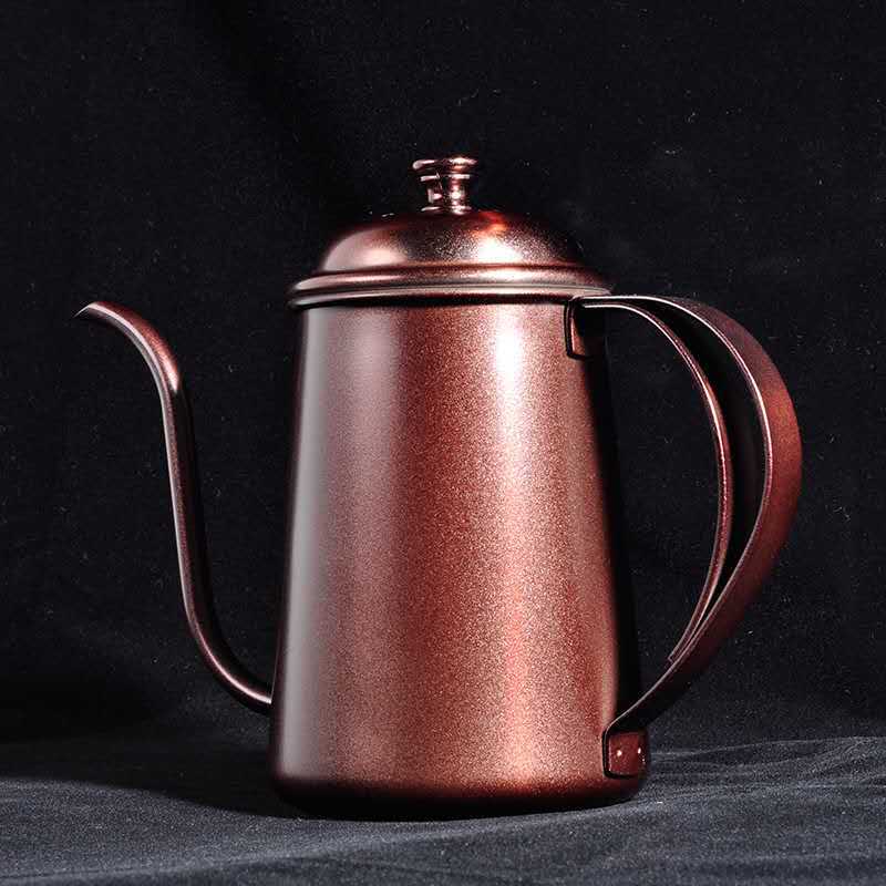 Stainless Steel Long-mouth Coffee Hand Pot With Narrow Mouth