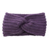 Knitted Cross Headband Ear Protection Braided Headband - Minihomy