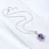 Natural Amethyst Necklace Women's 925 Silver - Minihomy