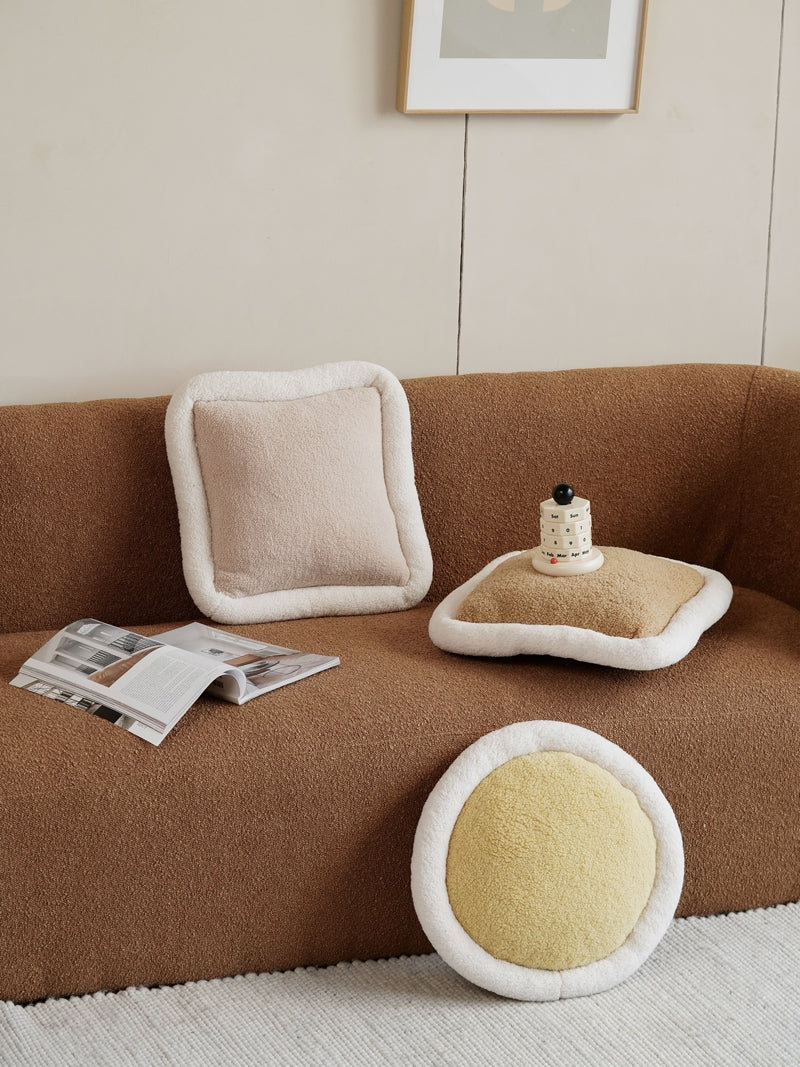 Simple Living Room Pillow With Core Loop Velvet