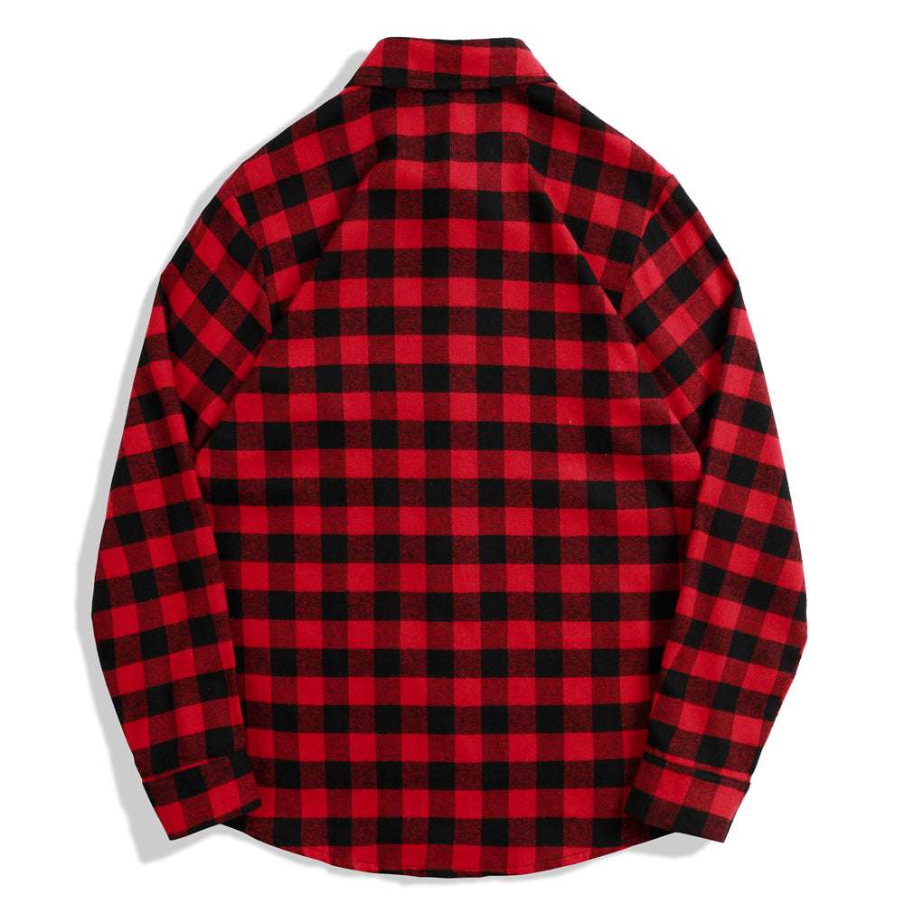 Casual Plaid Shirt For Men - Minihomy