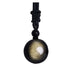 Natural Obsidian Stone Pendant Necklace with Lucky Transfer Beads in Black and Gold for Lovers - Minihomy