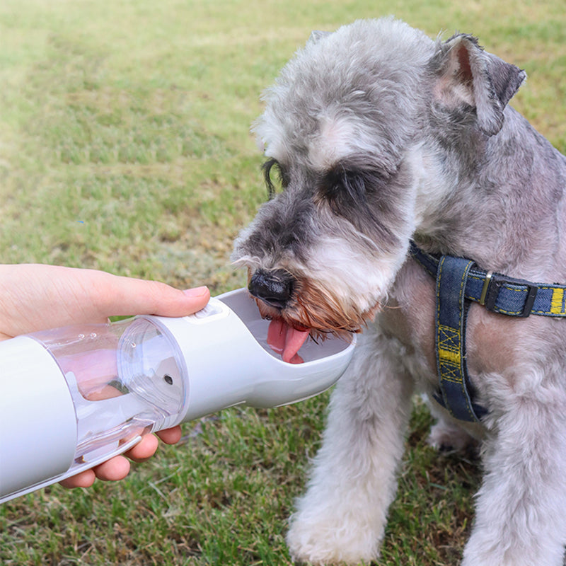 Pet Dog Go Out Mug With Garbage Bag Water Cup Pets Supplies - Minihomy