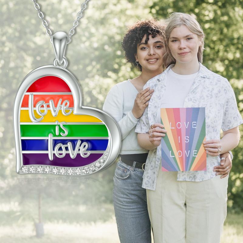 Love is Love Jewelry: A beautiful piece of jewelry that celebrates love in all its forms - Minihomy