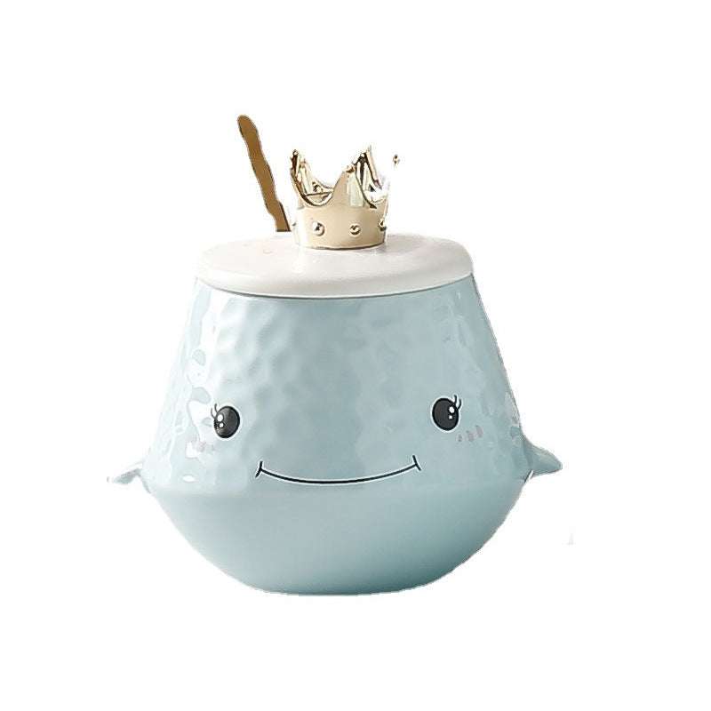 Cute Dolphin Baby Ceramic Water Cup Creative Cartoon - Minihomy