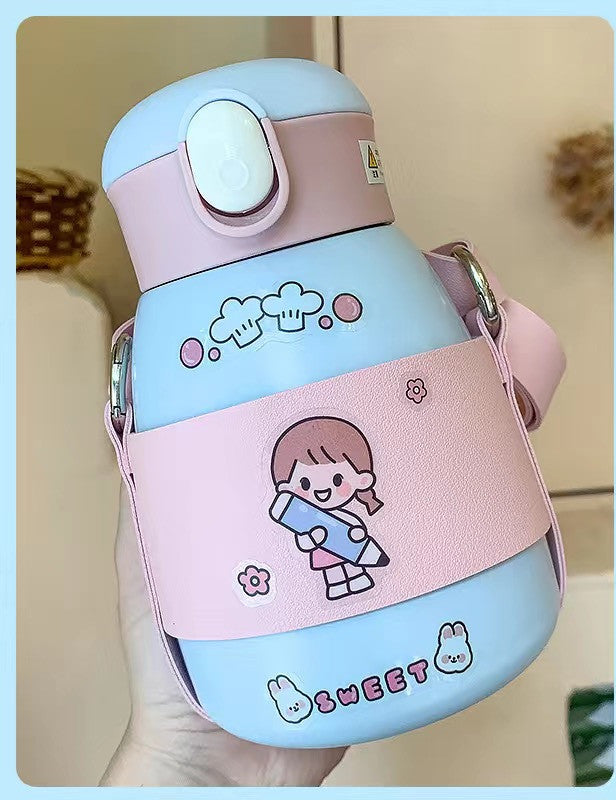 Net Celebrity Water Cup Female Cute Girl Heart Pot BellyCup - Minihomy