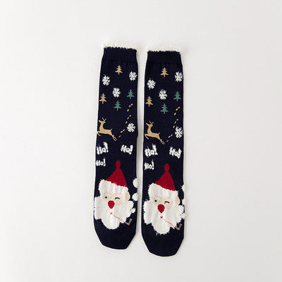 Cute Santa Claus Christmas Socks for Holiday Fun - Minihomy